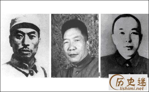 杨靖宇(左)、周保中(中)、李兆麟(右)