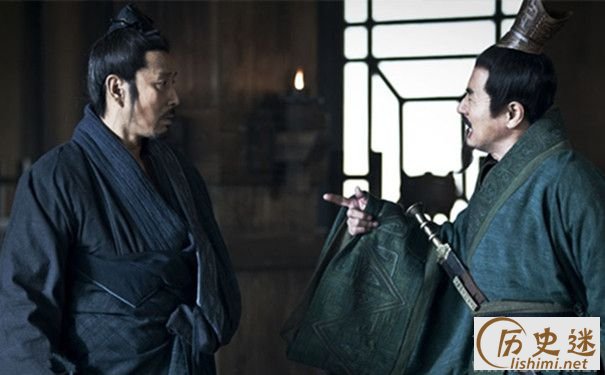 刘邦(左)和萧何(右)