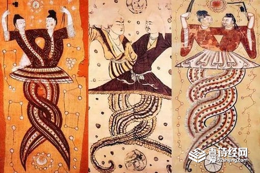 伏羲女娲图解读 为什么女娲会是一条蛇
