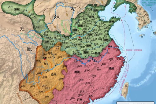 三国时期哪个国家领土最大?三国版图对比 三国时期哪个国家领土最大?三国版图对比