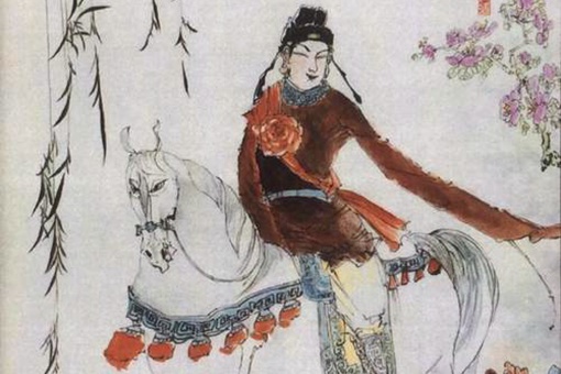 春风得意马蹄疾,一日看尽长安花描绘的是什么场景