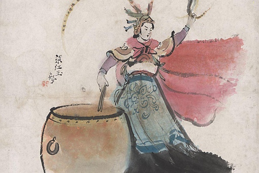 击鼓退金兵的女子是谁