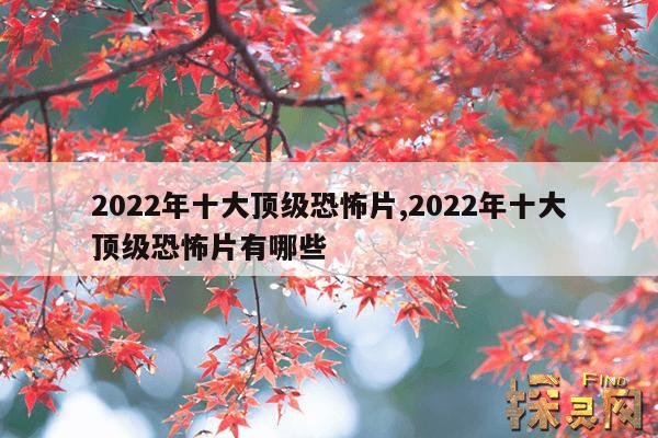 2022年十大顶级恐怖片,2022年十大顶级恐怖片有哪些