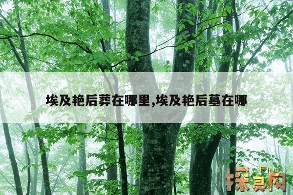 埃及艳后葬在哪里,埃及艳后墓在哪