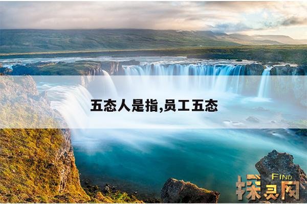 五态人是指,员工五态