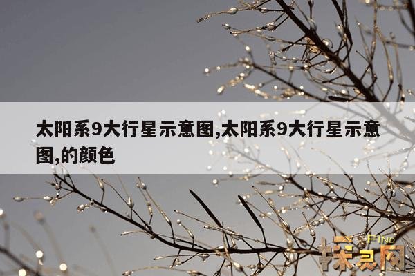 太阳系9大行星示意图,太阳系9大行星示意图,的颜色