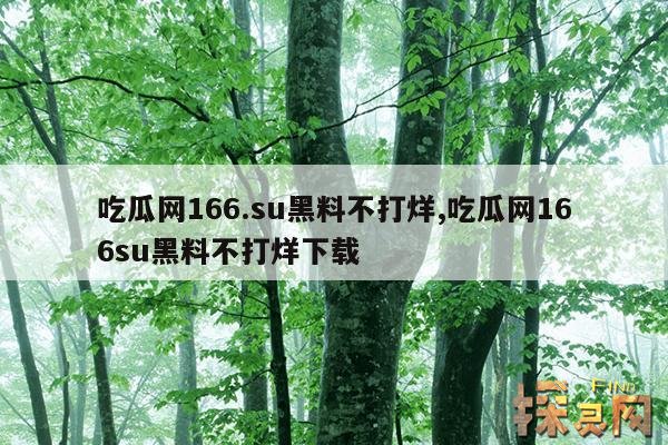 吃瓜网166.su黑料不打烊,吃瓜网166su黑料不打烊下载