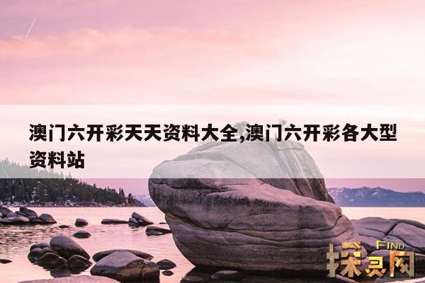澳门六开彩天天资料大全,澳门六开彩各大型资料站