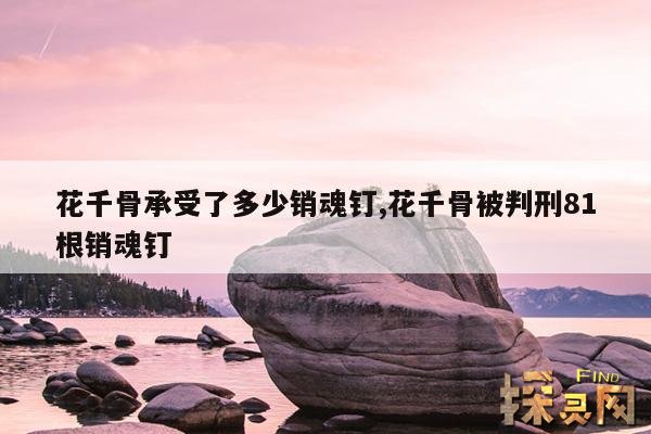 花千骨承受了多少销魂钉,花千骨被判刑81根销魂钉