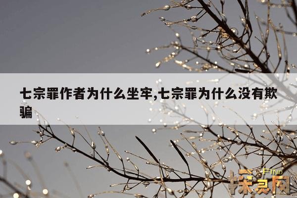 七宗罪作者为什么坐牢,七宗罪最后为什么要杀他妻子