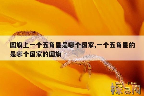 国旗上一个五角星是哪个国家,一个五角星的是哪个国家的国旗
