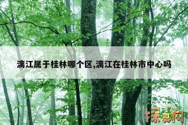 漓江属于桂林哪个区,漓江属于桂林吗?