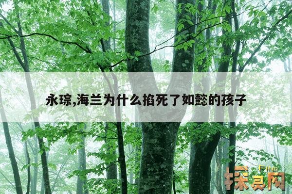 永琮,海兰为什么掐死了如懿的孩子