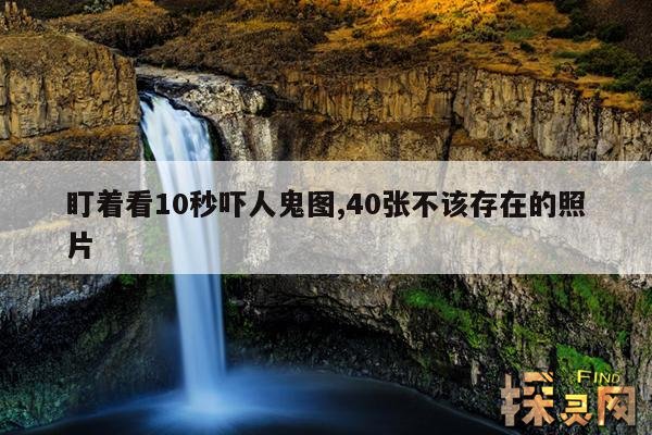 盯着看10秒吓人鬼图,40张不该存在的照片