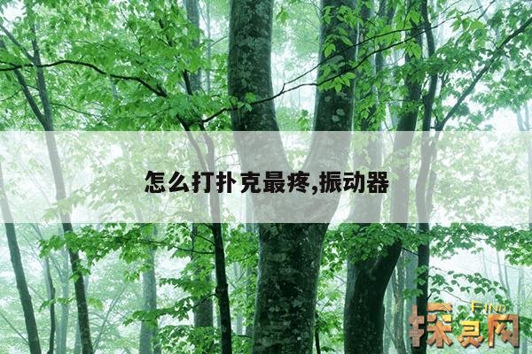 怎么打扑克最疼,振动器