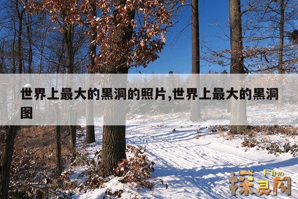 世界上最大的黑洞的照片,世界上最大的黑洞图