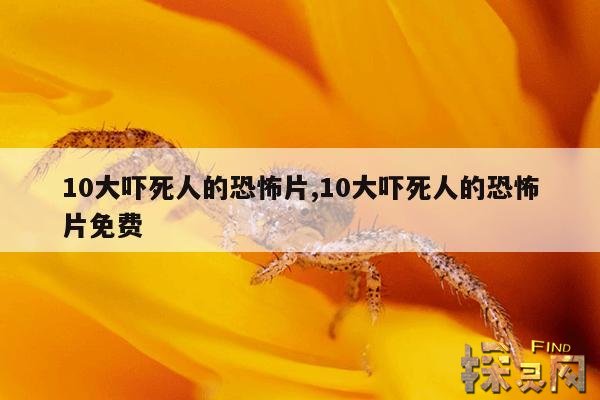 10大吓死人的恐怖片,10大吓死人的恐怖片真实故事