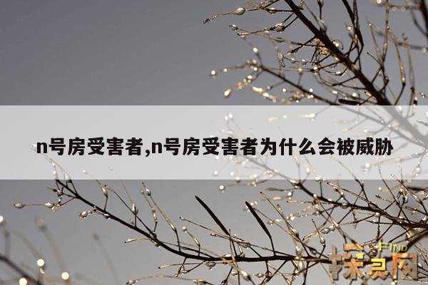 n号房受害者,n号房受害者为什么会被威胁