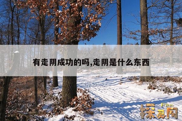 有走阴成功的吗,走阴是什么东西